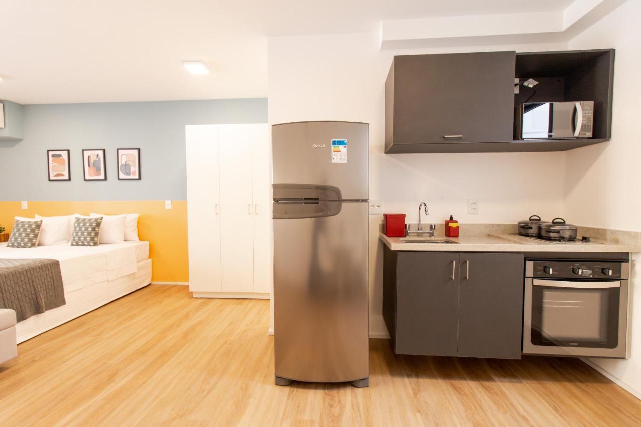 360 Suites Aurora Republica - Apartamentos Mobiliados São Paulo Kültér fotó