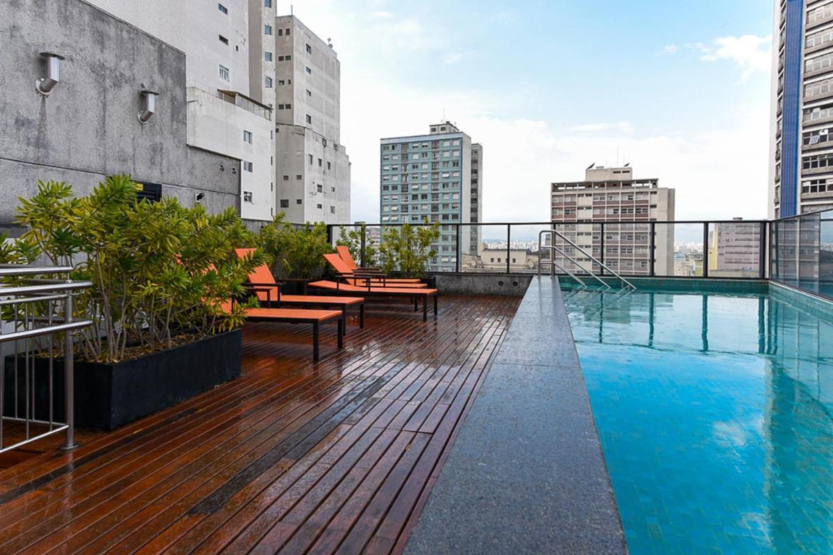 360 Suites Aurora Republica - Apartamentos Mobiliados São Paulo Kültér fotó